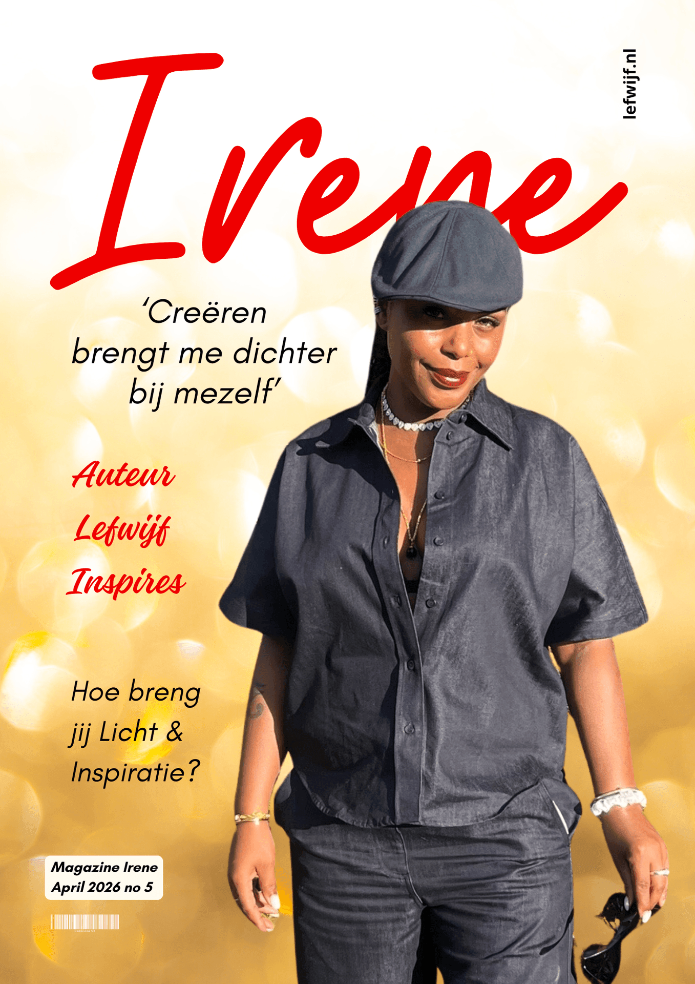 Lefwijf Irene Anders schrijft mee aan Lefwijf Inspires