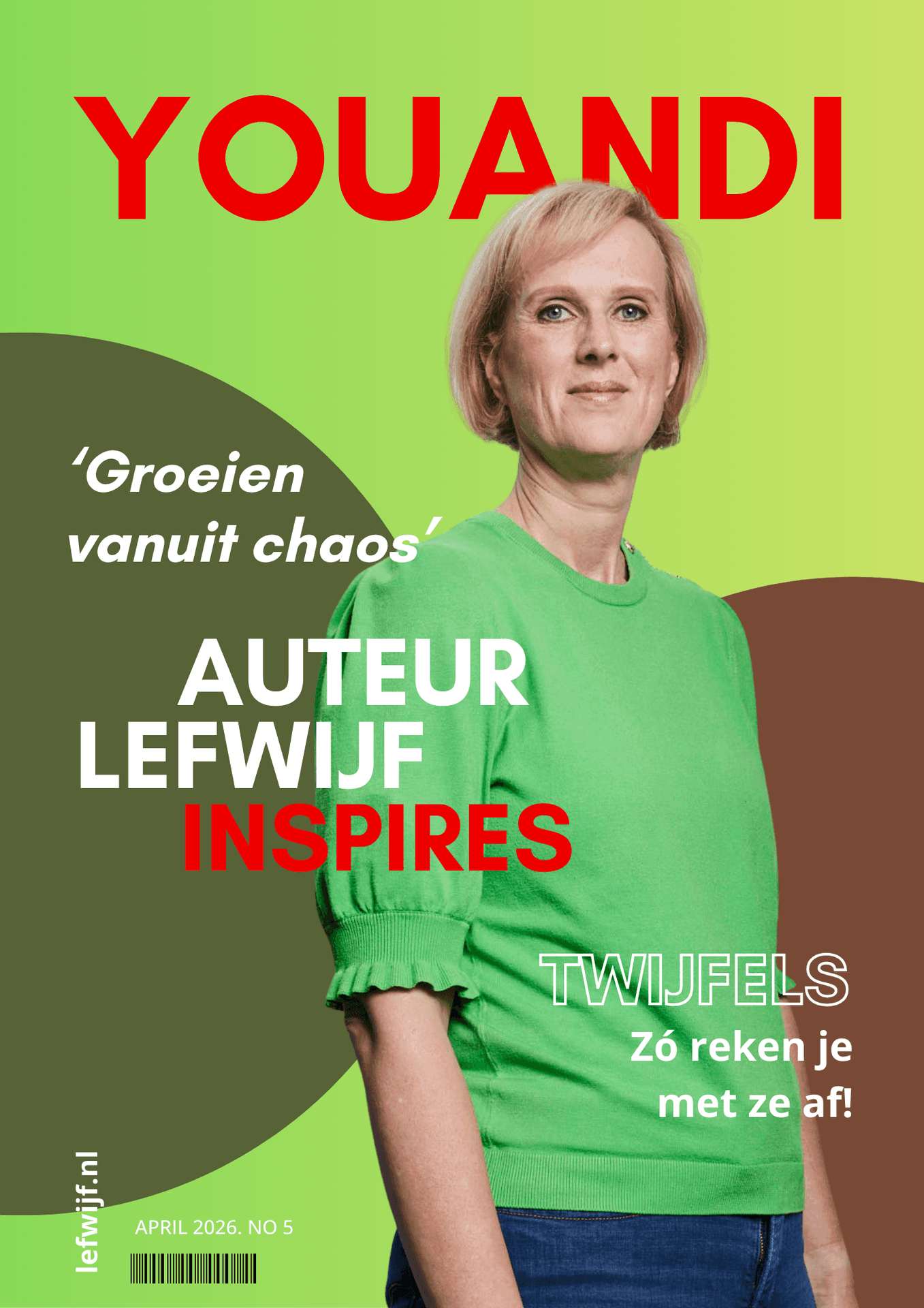 Lefwijf Youandi van der Gaag schrijft mee aan Lefwijf Inspires