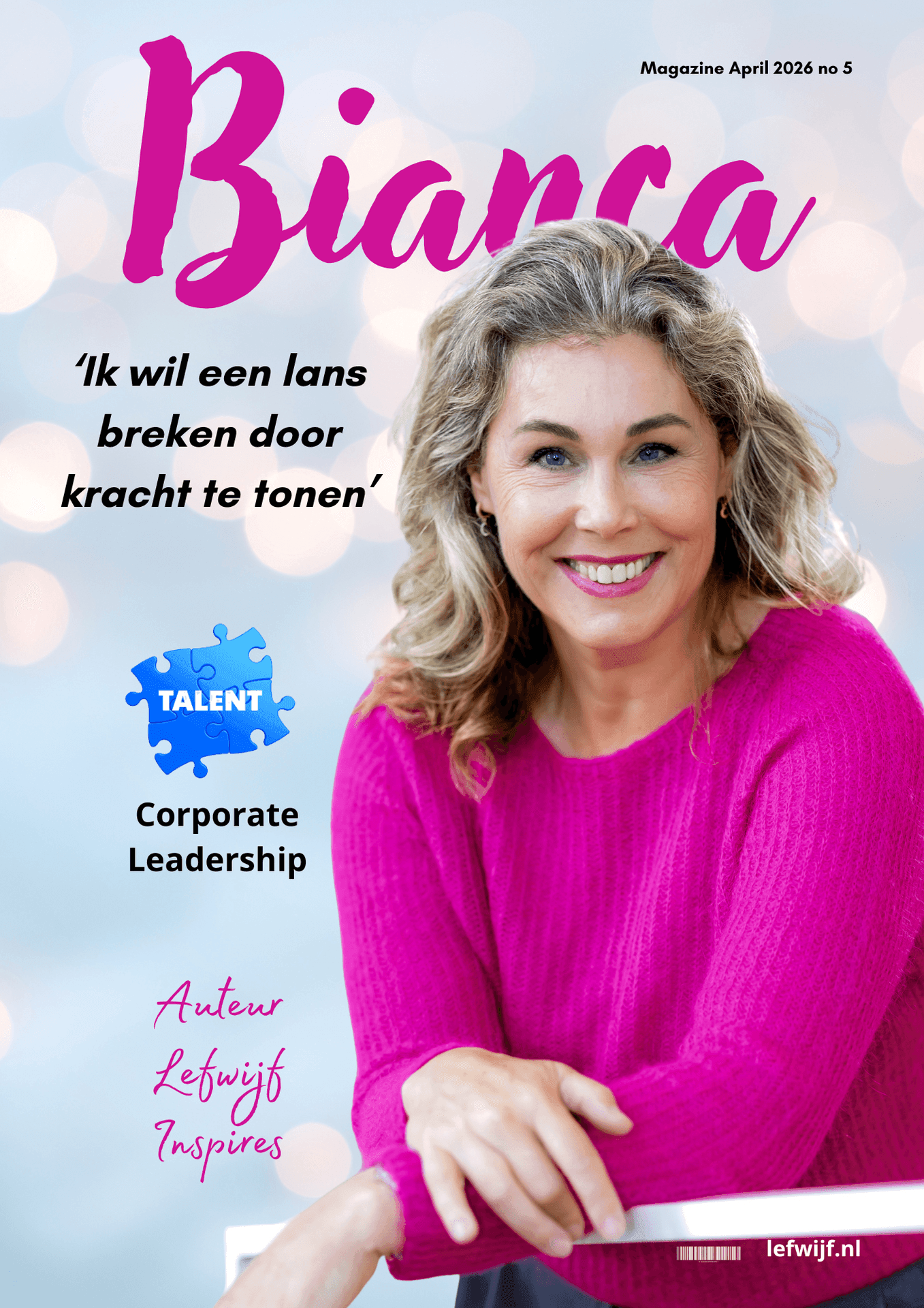 Lefwijf Bianca Keijzer schrijft mee aan Lefwijf Inspires