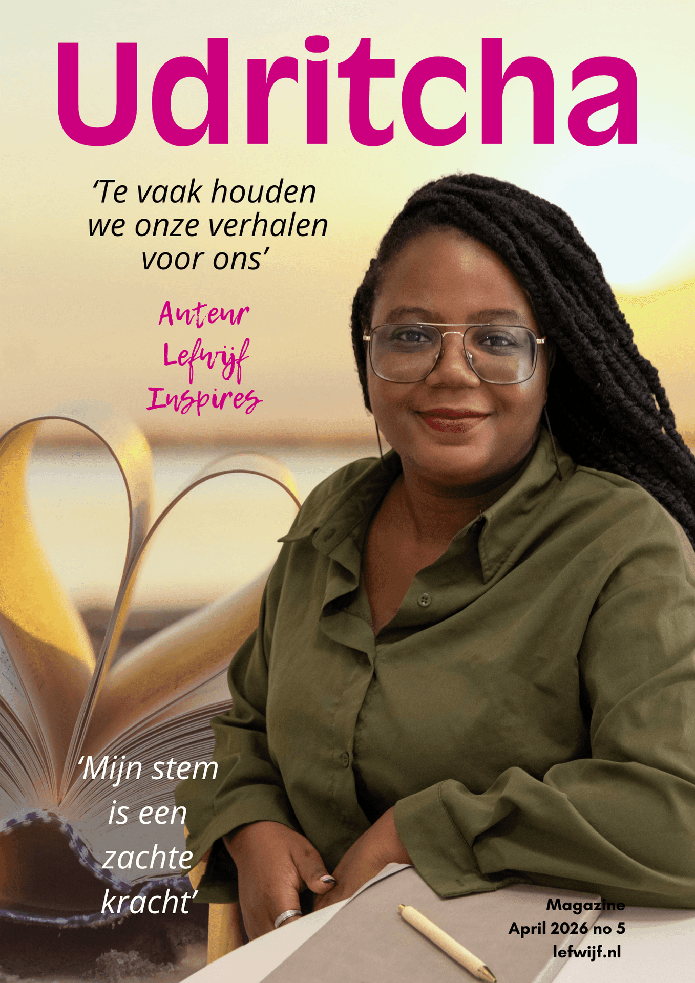 Lefwijf Udritcha Millerson-Richard schrijft mee aan Lefwijf Inspires